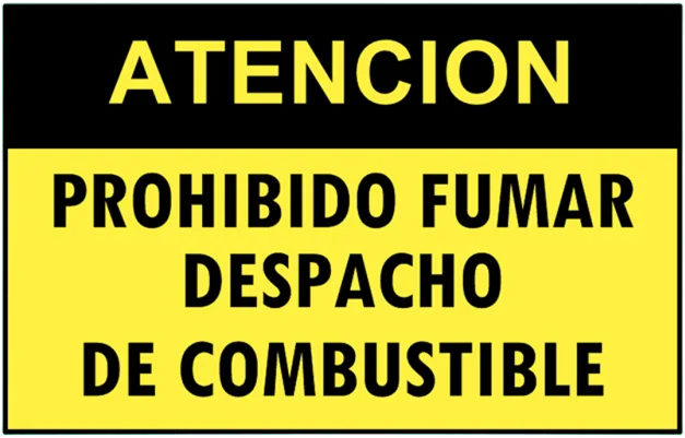 CARTEL PROHIBIDO FUMAR (400x300x8mm)