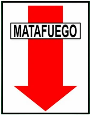 CARTEL MATAFUEGO (230x270x8mm)