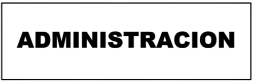 CARTEL  ADMINISTRACION (410x140x8mm)
