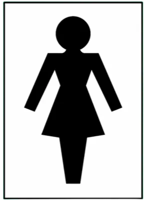 CARTEL MUJER (140x140mm)