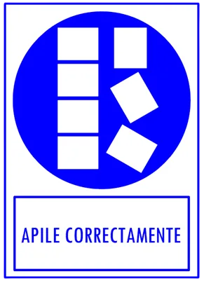 CARTEL  APILE CORRECTAMENTE (190x270x8mm)