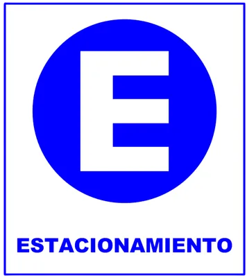 CARTEL  ESTACIONAMIENTO (400x450x8mm)