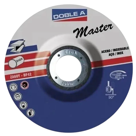 Disco de corte centro deprimido Master (180mm x 3.0mm x 22.23mm)