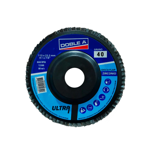 Disco Flap de Zirconio Ultra P40 (115mm x 22,23mm)