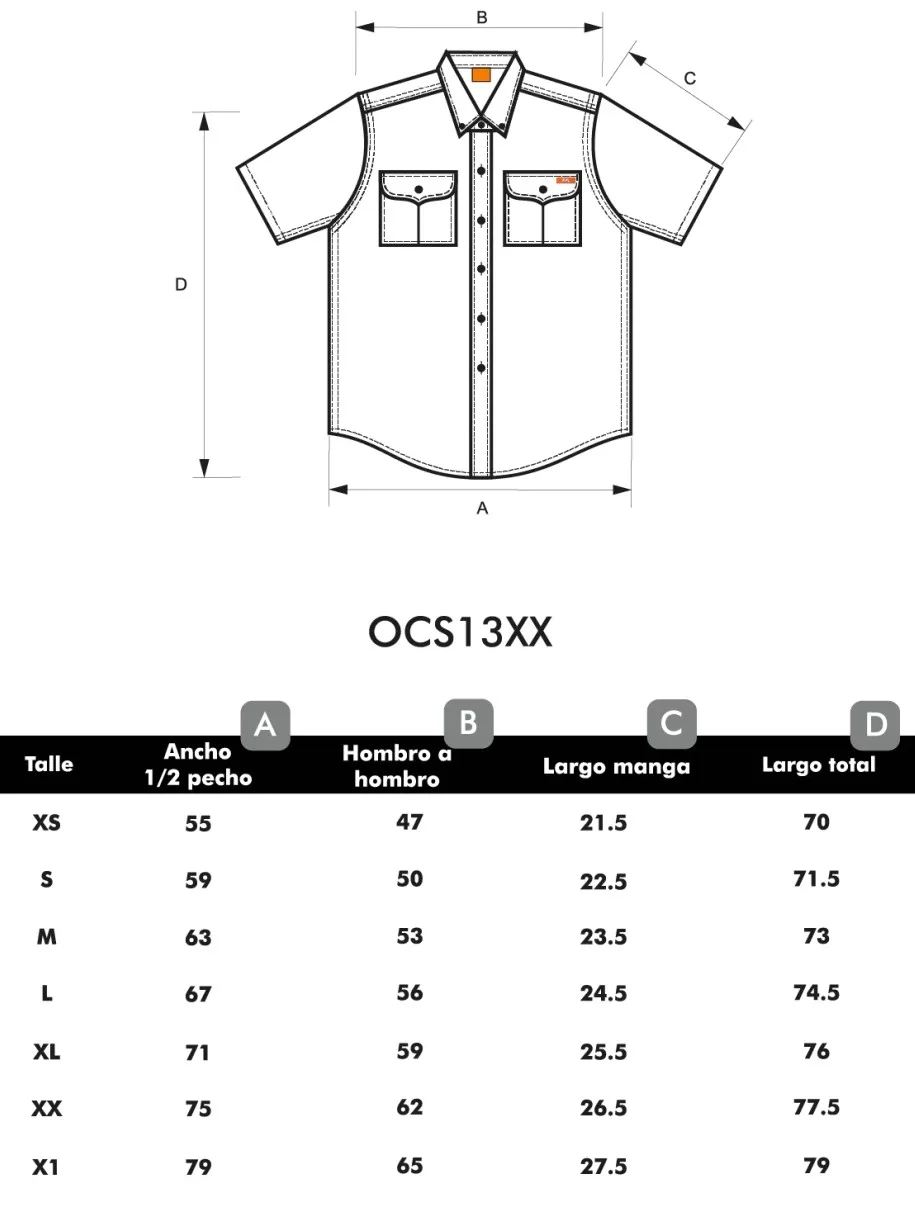Camisa Manga Corta