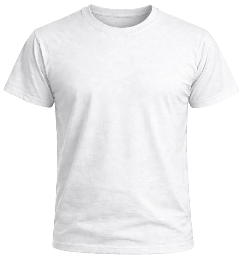 Remera de algodón cuello redondo (con o sin bordado)