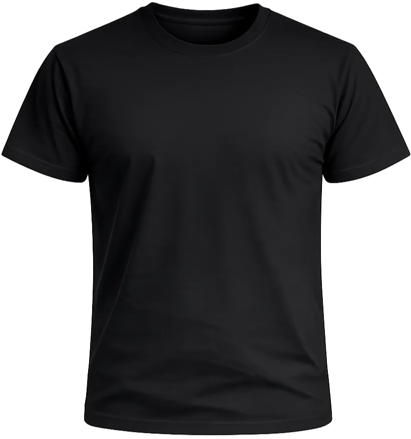 Remera de algodón cuello redondo (con o sin bordado)