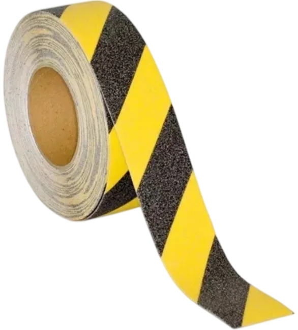 Cinta antideslizante Amarilla/Negra (1'' x 18m)