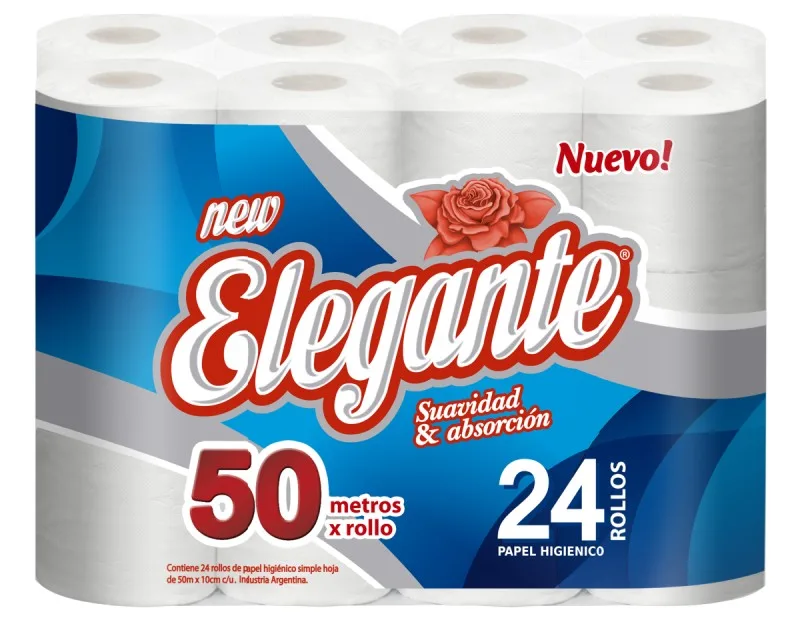 Papel Higiénico 50 metros (Pack 24 unidades)