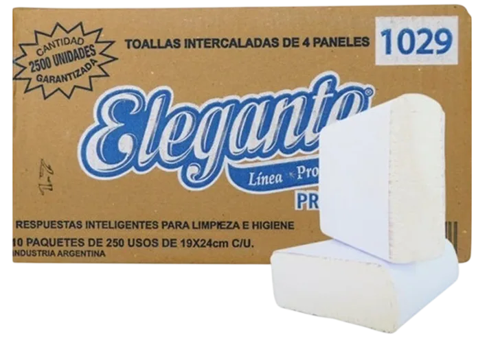 Toallas de papel intercaladas (Pack 2500 unidades)