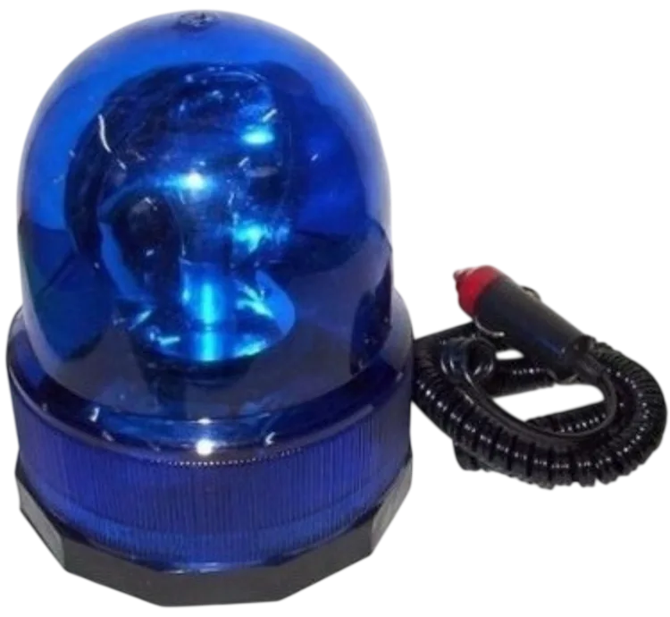 Baliza rotativa 12V con imán