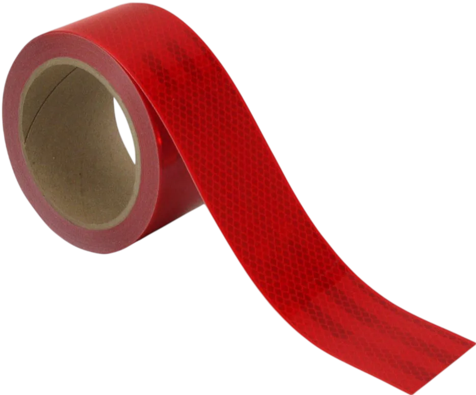 Cinta reflectiva Roja (45,7m x 75mm)